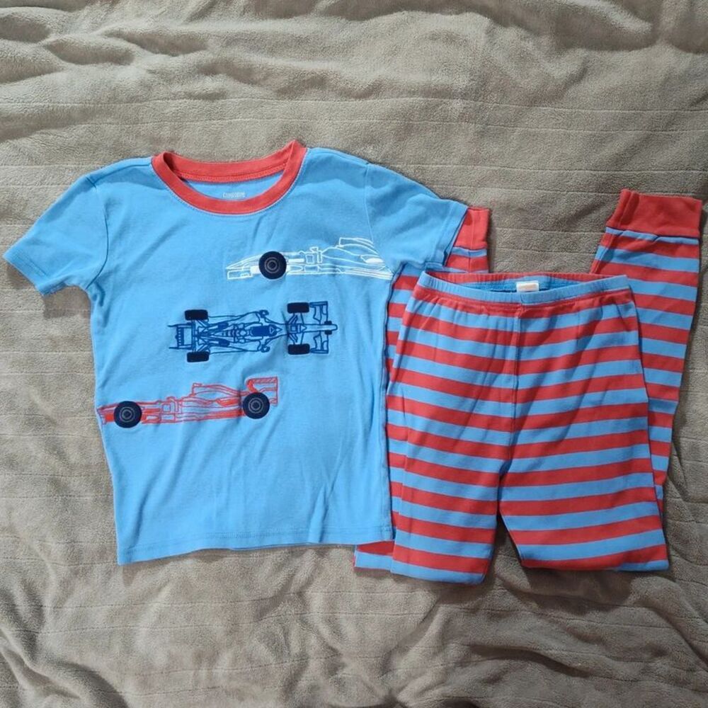 Gymboree Pajama Set 100% Cotton Cars Boys 10